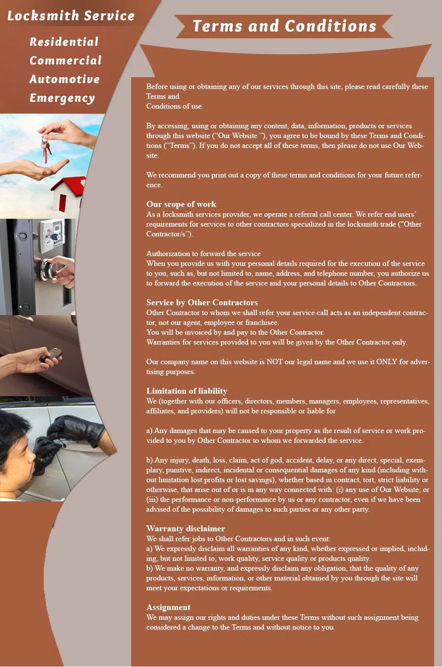 Gladstone OR Locksmith Store Gladstone, OR 503-505-7291 - terms-and-condition